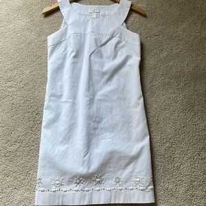 Loft White Shift Dress
